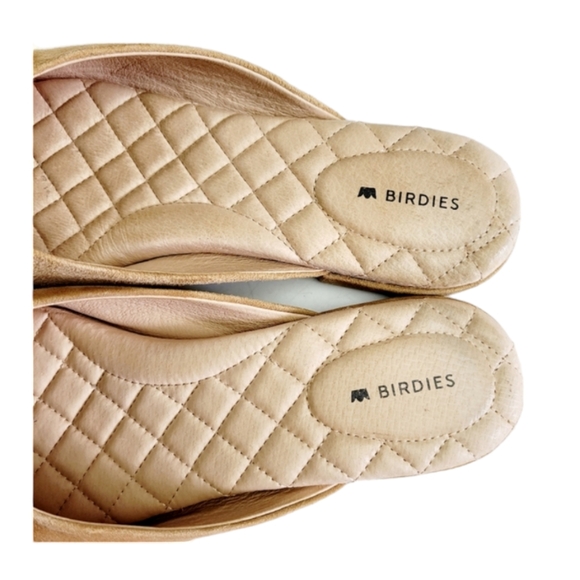 Birdies The Swan Mules in Golden Oak Suede Size 9 - Picture 9 of 15